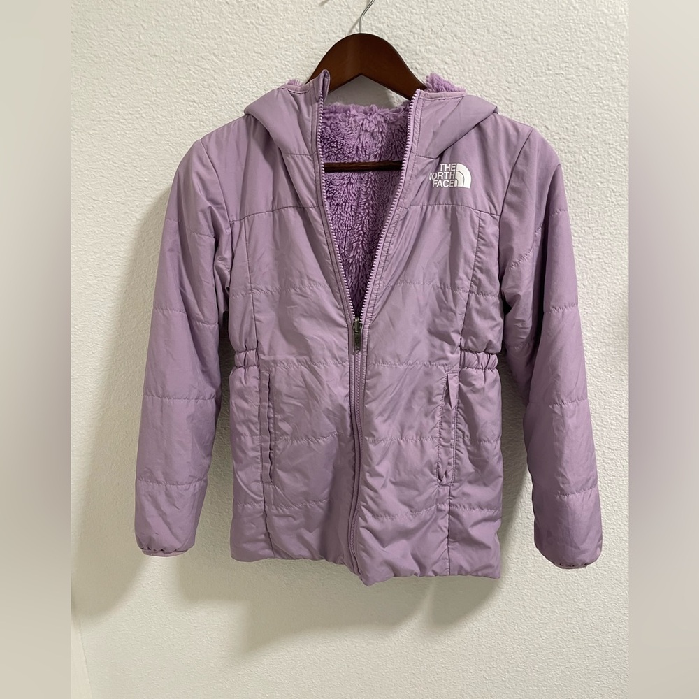 The North Face Lilac Puffy Hooded Jacket